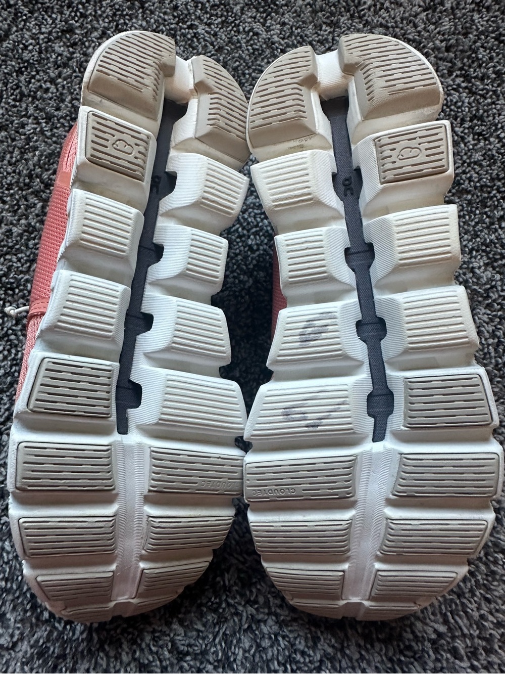 Women's ON CLOUD 5 Running Walking Gym Sneakers Flamingo Pearl Size 8 - Picture 13 of 14